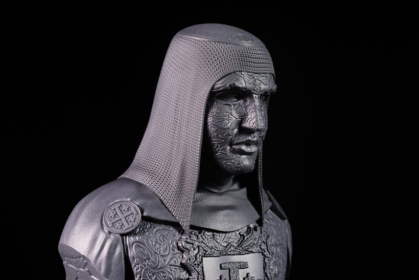 CharroZuck's tweet image. King Baldwin IV
Sculpt: @fotismint #Zbrush 
Printer: @mypeopoly Forge &amp;amp; @WhamBamSys XTR Flex
Resin: @SirayaTech Fast Metal Grey
#3dprinting #3dprinter