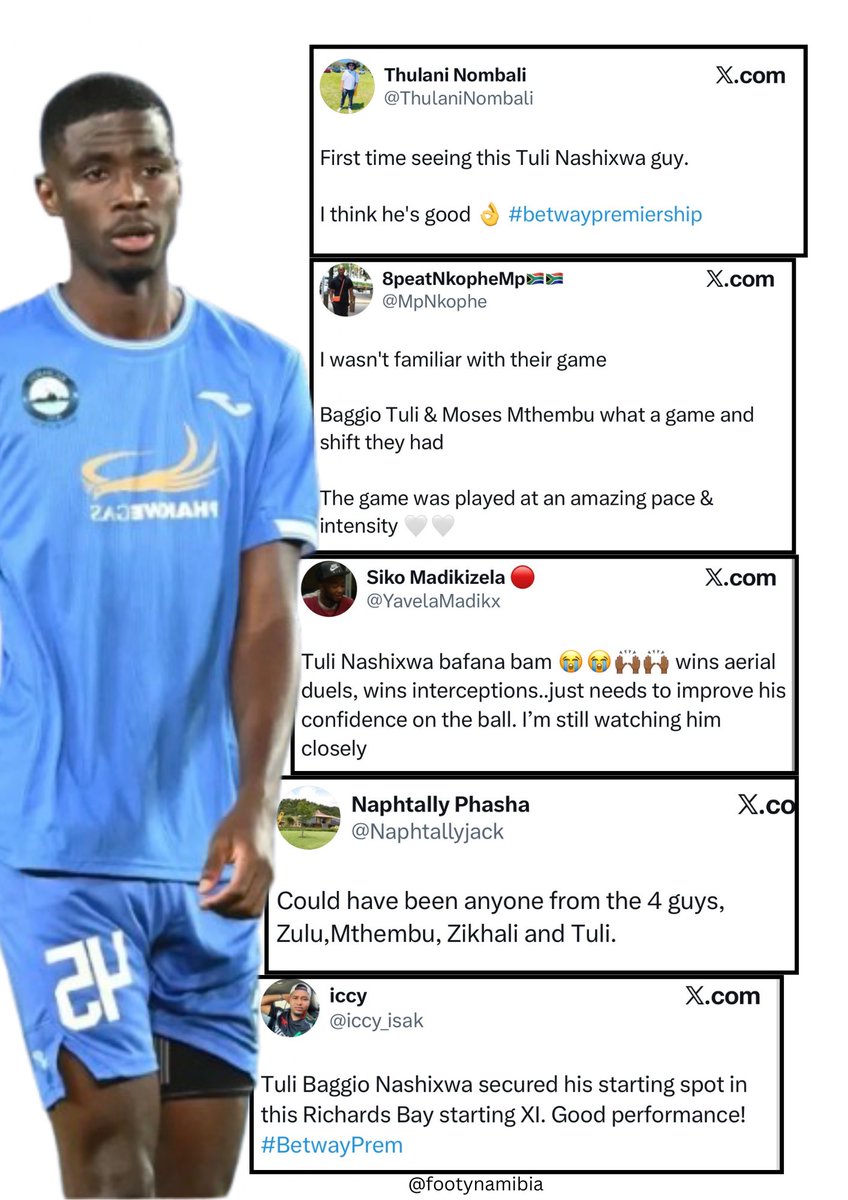 🇳🇦Tully Nashixwa adapting well🔥

• South African fans impressed by his performance against Orlando Pirates.

#TullyNashixwa #PSL