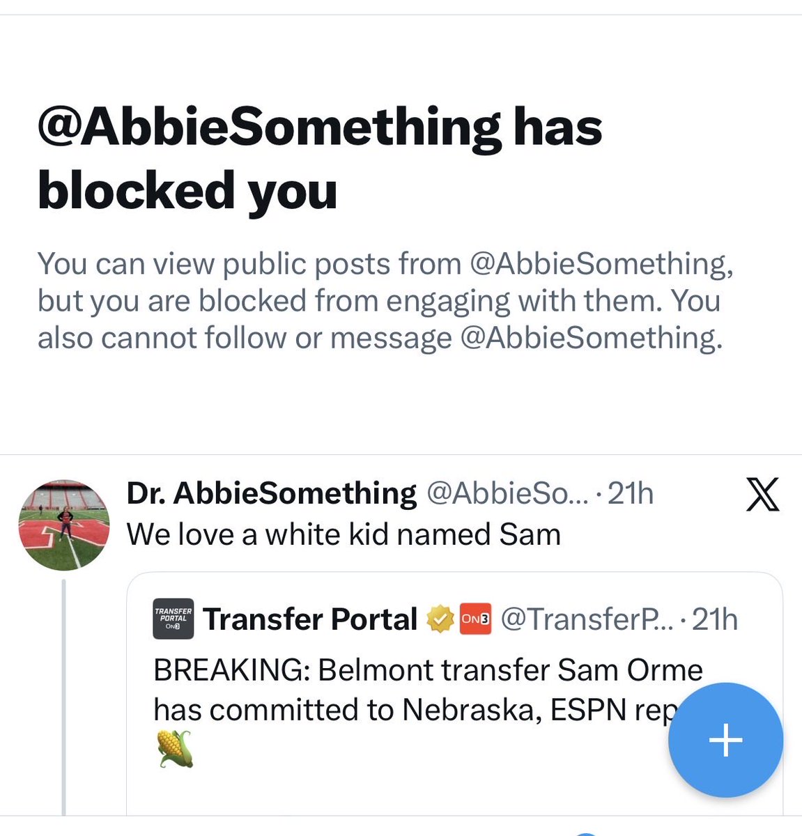 Sam tweet media