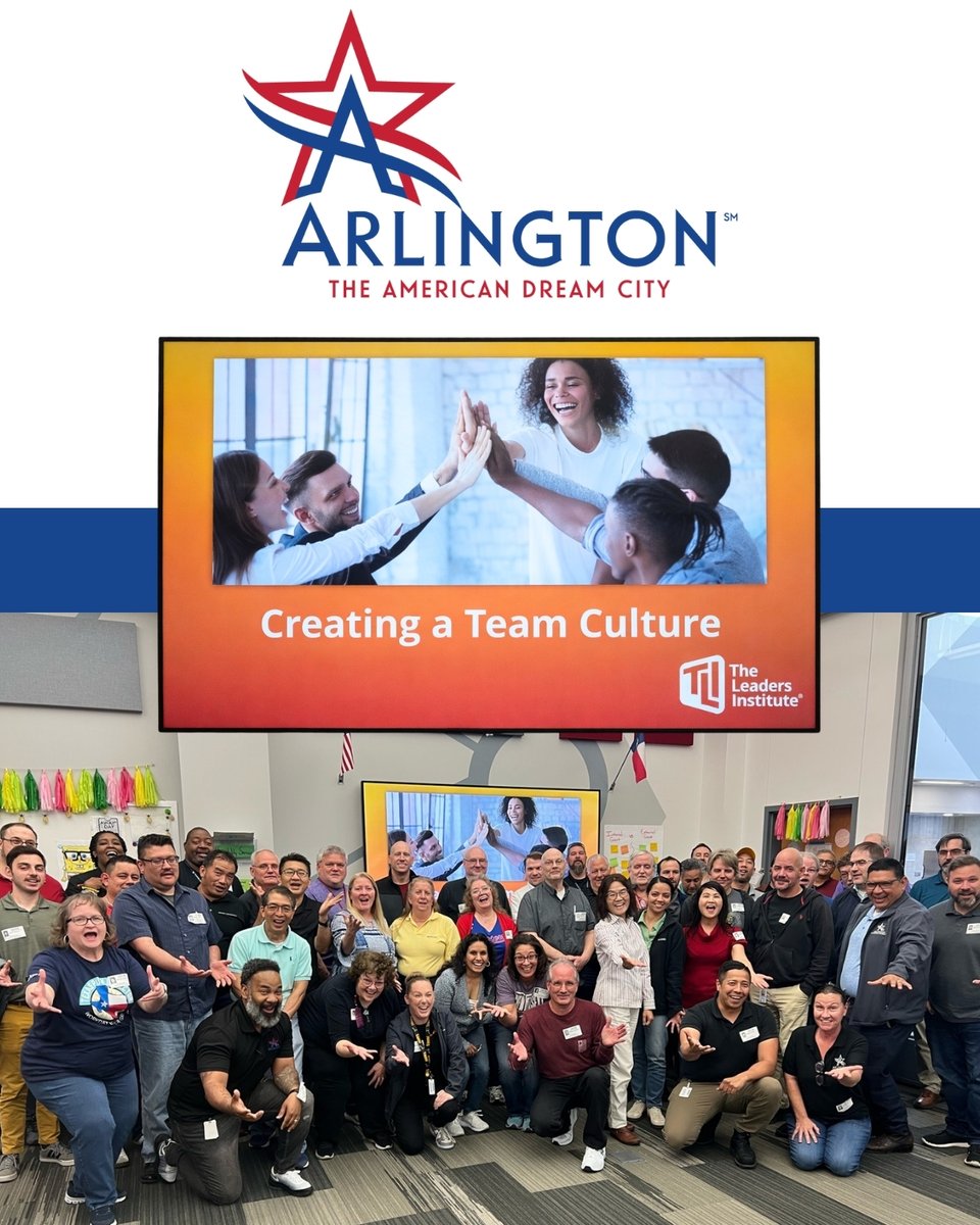 leaderinstitute's tweet image. We held an engaging Creating Team Culture for the IT group for the @CityOfArlington !  The team dove into building trust, communication skills, &amp;amp; building a stronger team.  Awesome event with an energetic &amp;amp; spirited team! 

#TeamBuilding #CorporateEvent #TheLeadersInstitute