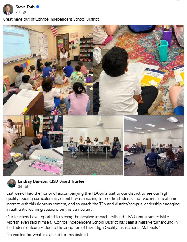 Texas Education Agency tweet media