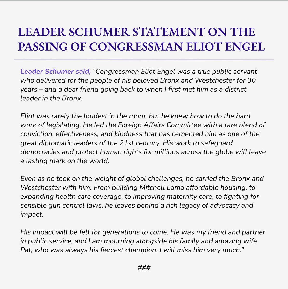 Chuck Schumer tweet media