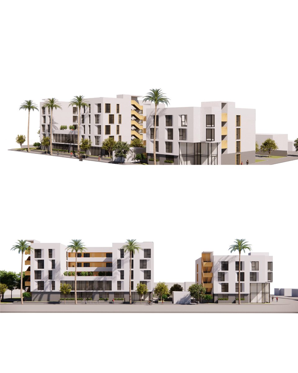 Planning4LA's tweet photo. 4900 Eagle Rock Boulevard, is a 100% affordable, 64-unit project that is one of the first new multi-family projects approved under the City’s new Citywide Housing Incentive Program (CHIP). It's an example of how LA is facilitating more affordable housing projects. Info:🔗in bio. https://t.co/MA7yFM2wad