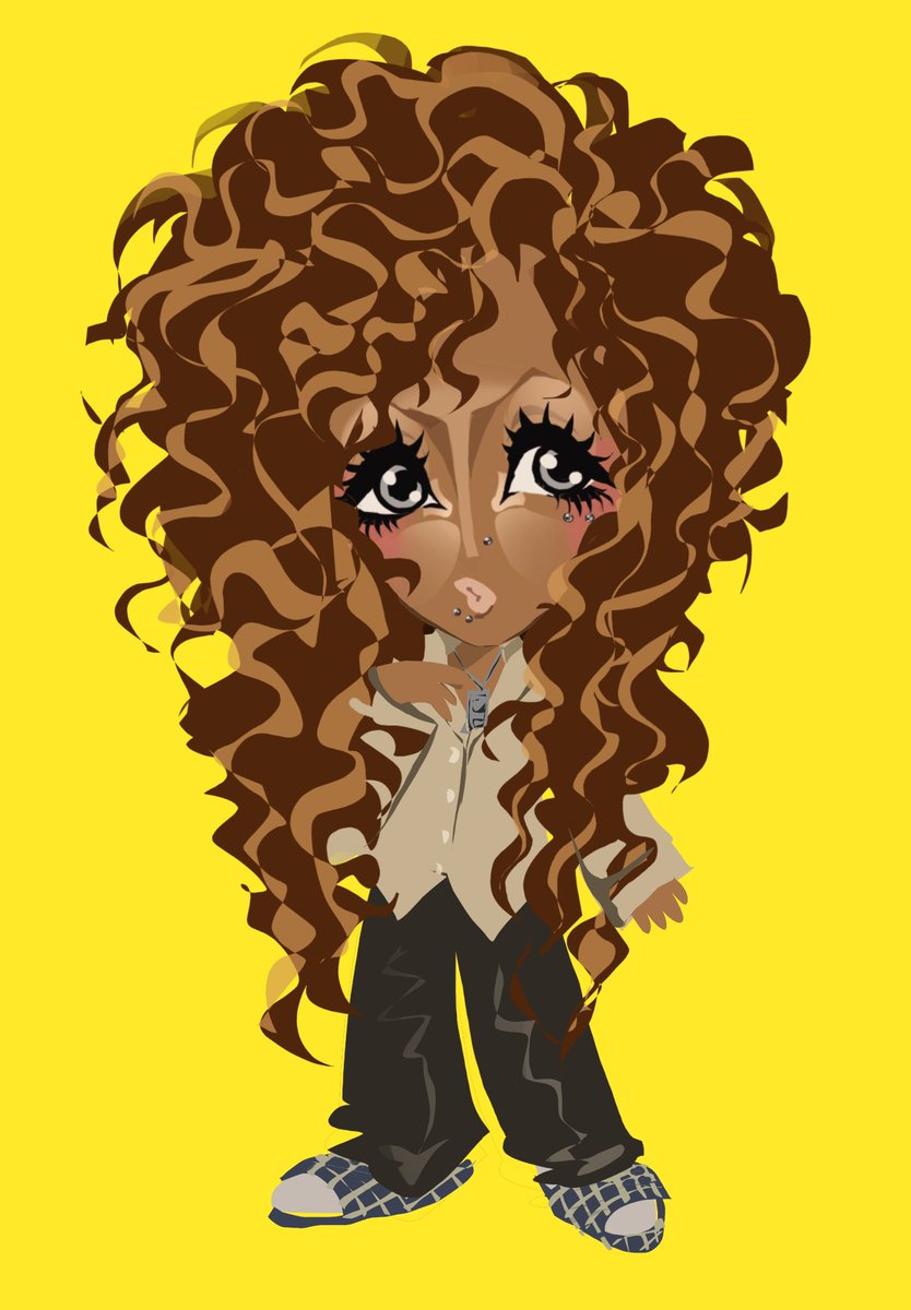 self portrait chibi #chibi #digitalart