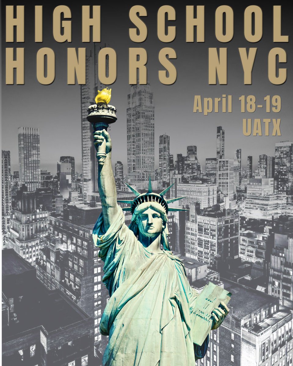 uaustinorg's tweet photo. In 8 days, UATX is coming to NYC, offering smart high schoolers a glimpse of life at UATX—for free.

Design credit: Luke Bradley, UATX freshman. https://t.co/zaRO3RFyAZ