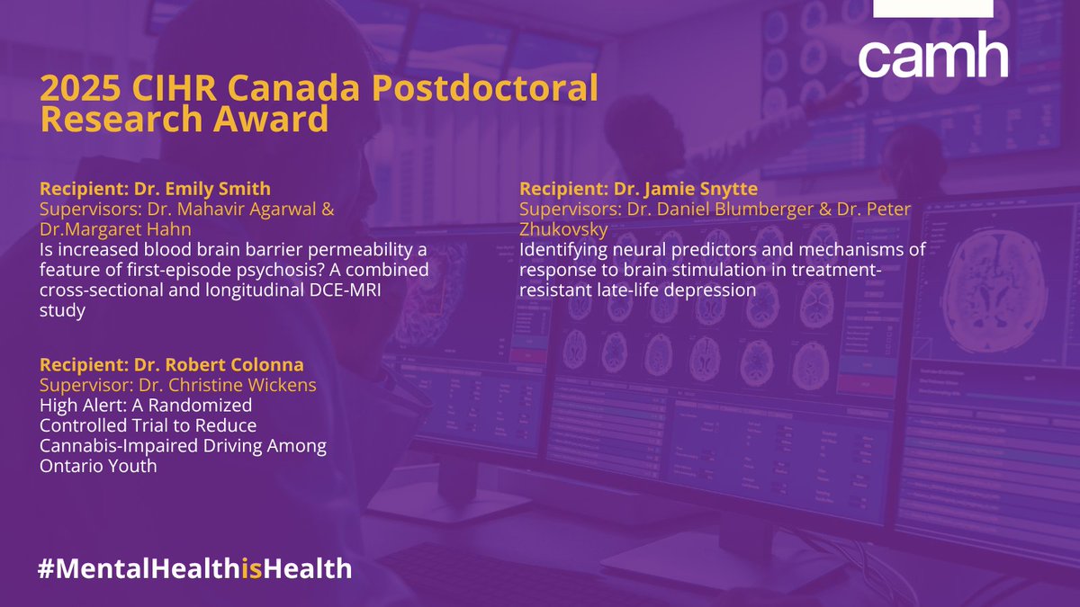 CAMH Research tweet media