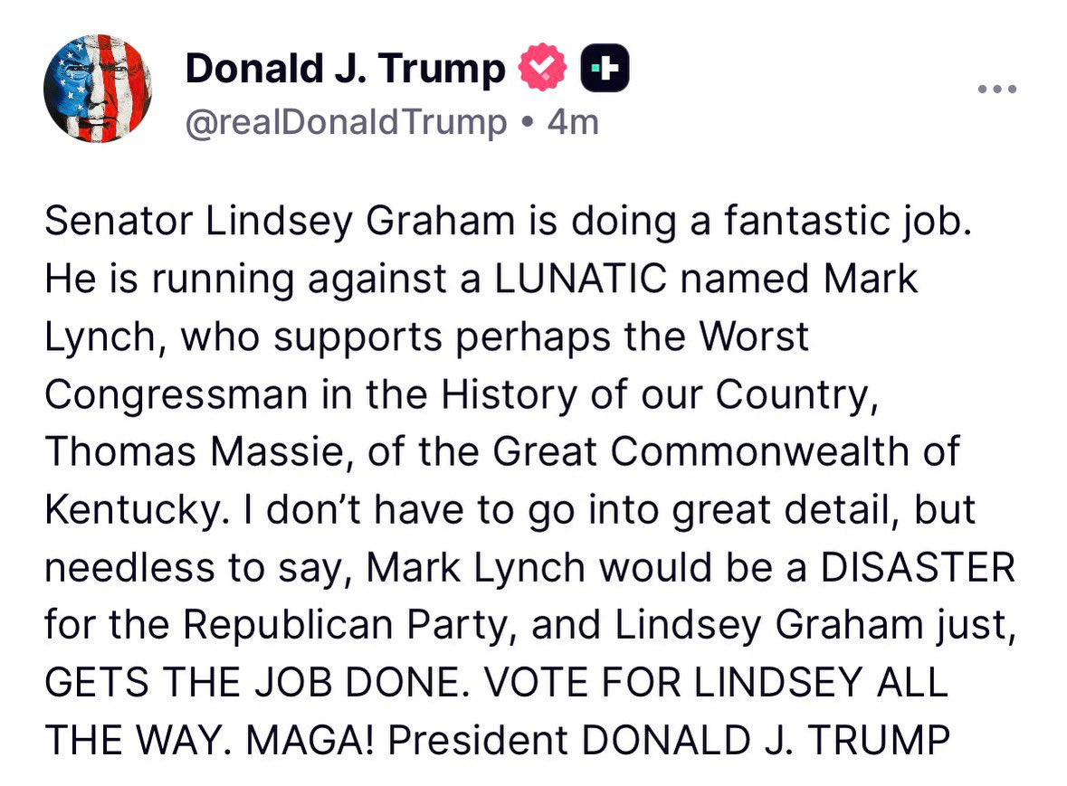 Lindsey Graham tweet media