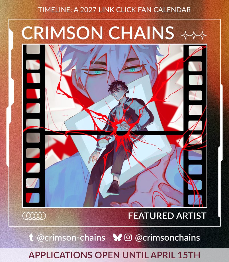 LCcalendar's tweet photo. Please meet our guest artist, Crimson Chains!

Find her work here:
🎨 Tumblr: @/crimson-chains
📸 Insta/Bsky: @/crimsonchains

Want to join the fan calendar lineup? Applications are open until 4/15! Apply here: https://t.co/VwJ0YcOfKy https://t.co/M8DGcJmQQx