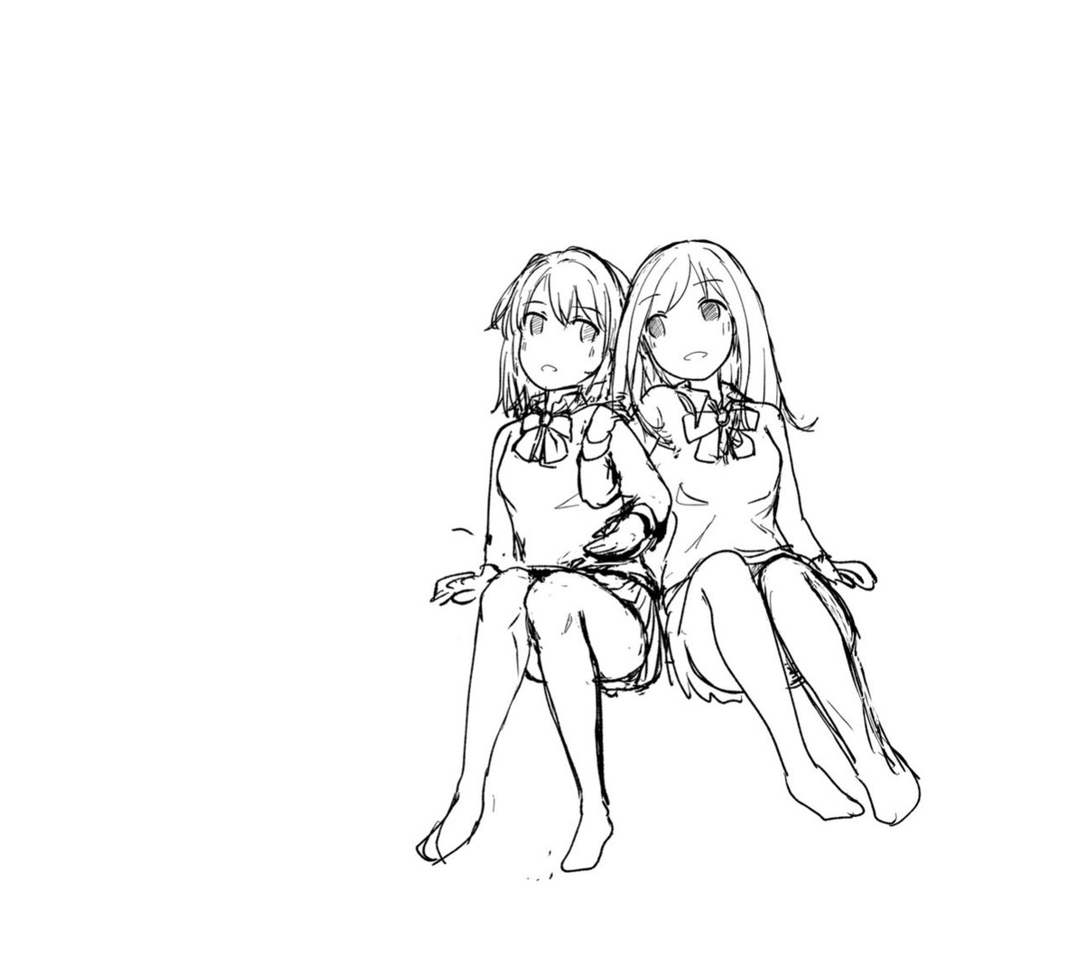 昨日の誕生日絵はほんとは全身描こうとしてたんだけど、全然うまくいかずに結局上半身だけになったw