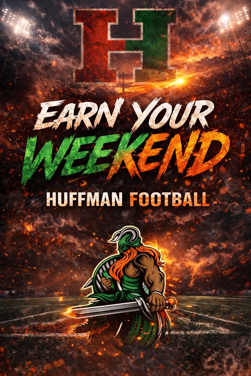 Huffman H.S Football tweet media