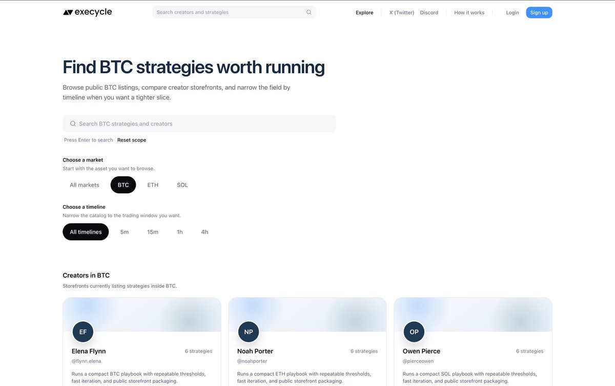 Execycle tweet media