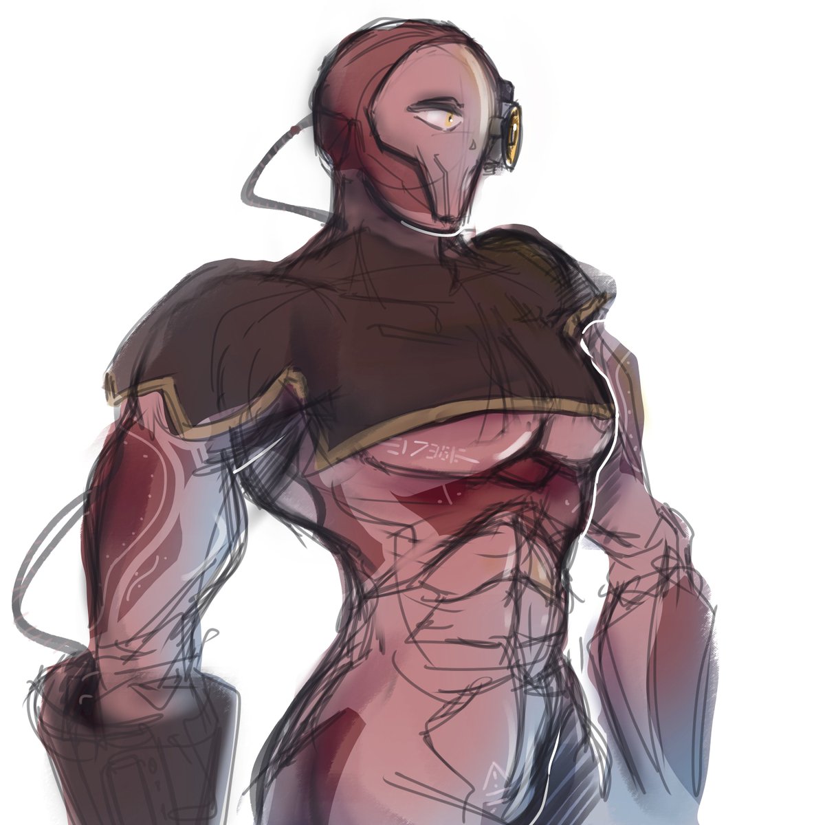 Caper2975's tweet image. Been quite liking this bruiser styled robo I scribbled up recently. A fun distraction.

#RobotArtwork #RobotOC #DigitalArt #OCArt