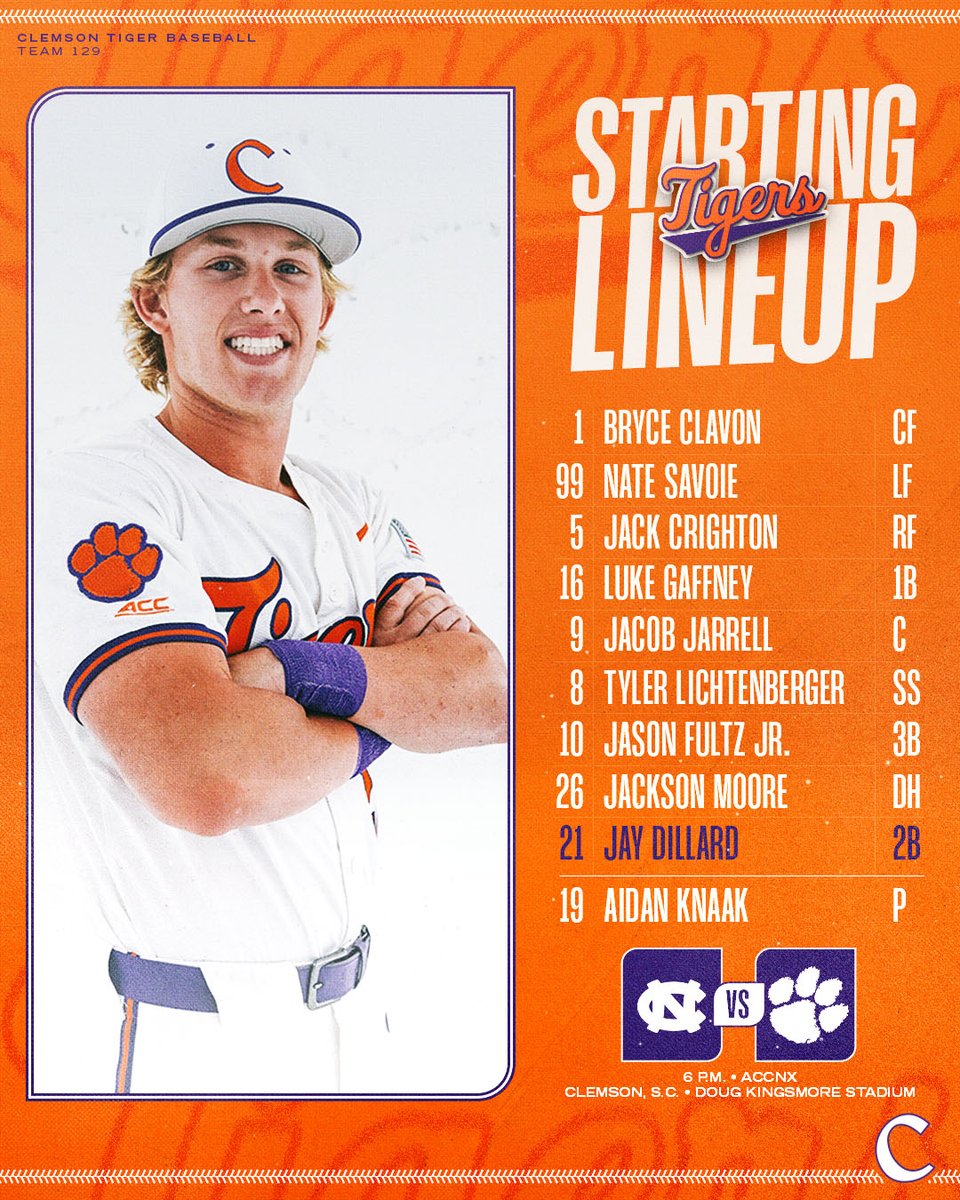 Clemson Baseball tweet media
