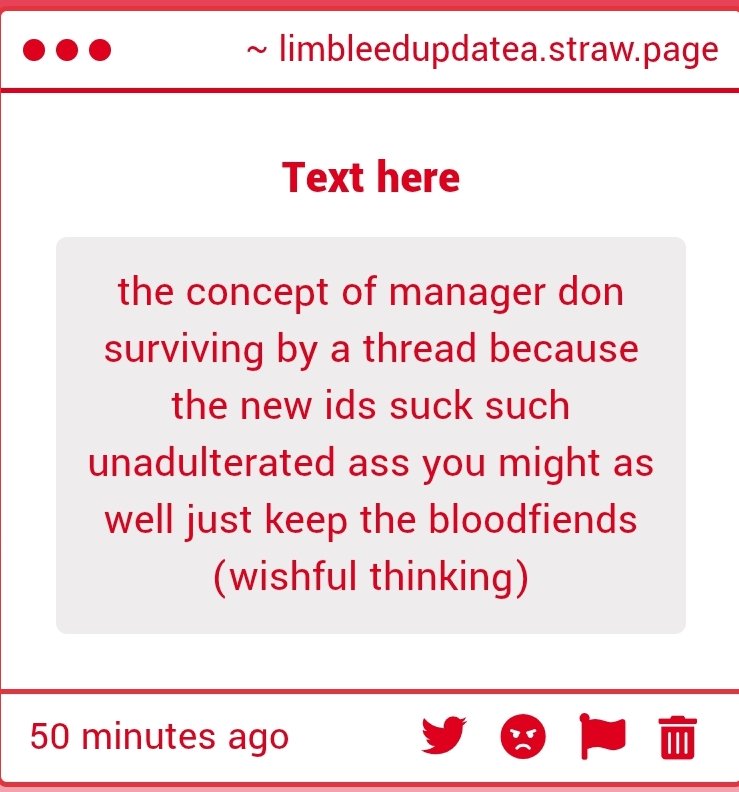 Limbus Bleed Updates (Ring affiliated) tweet media