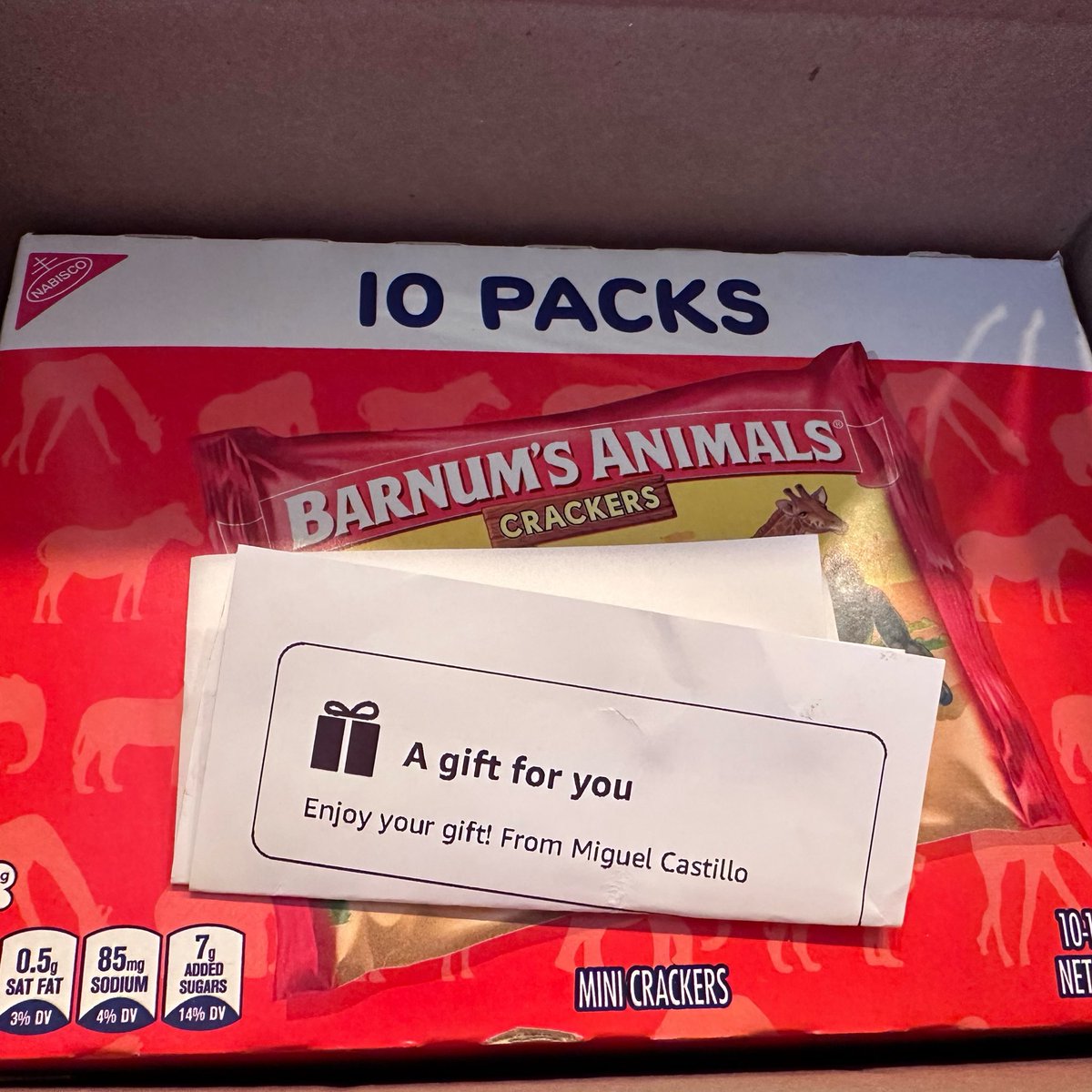 MrsD0827's tweet image. Thank you @miguelmigrant for the snacks! I know my students will be so thankful to have something to snack on after testing!

Anyone want to help clear these oatmeal pies? 🤞🙏 🫶 ✨ amazon.com/hz/wishlist/ls…
🆘title1🏫8th grade 🌎SS🍑GA
#clearthelist #Teachersof𝕏 #BetterTogether