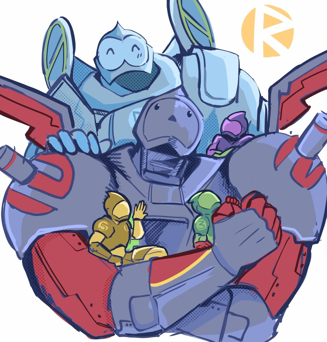 yuriifying's tweet image. carrying the siblings ( absolute robins ) #robin