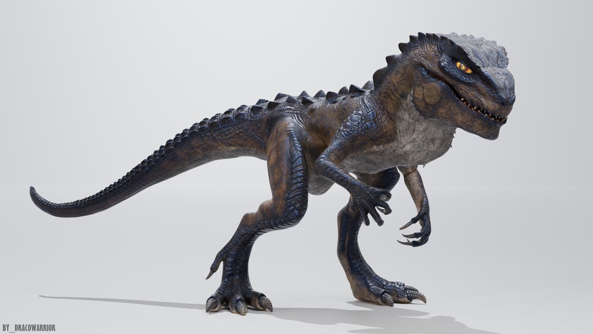 DracoW_24Z's tweet image. Some renders I made in Blender of the G98 hatchling  #kaiju #godzilla #movie #blender #3dmodels #creature #animal