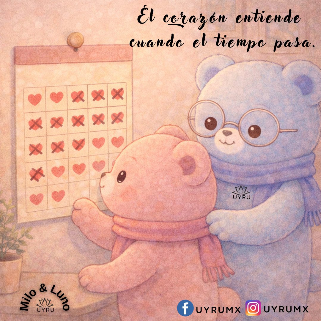 UYRUMX's tweet image. El corazón entiende cuando el tiempo pasa.
#MiloYLuno #Tiempo #Aprender
