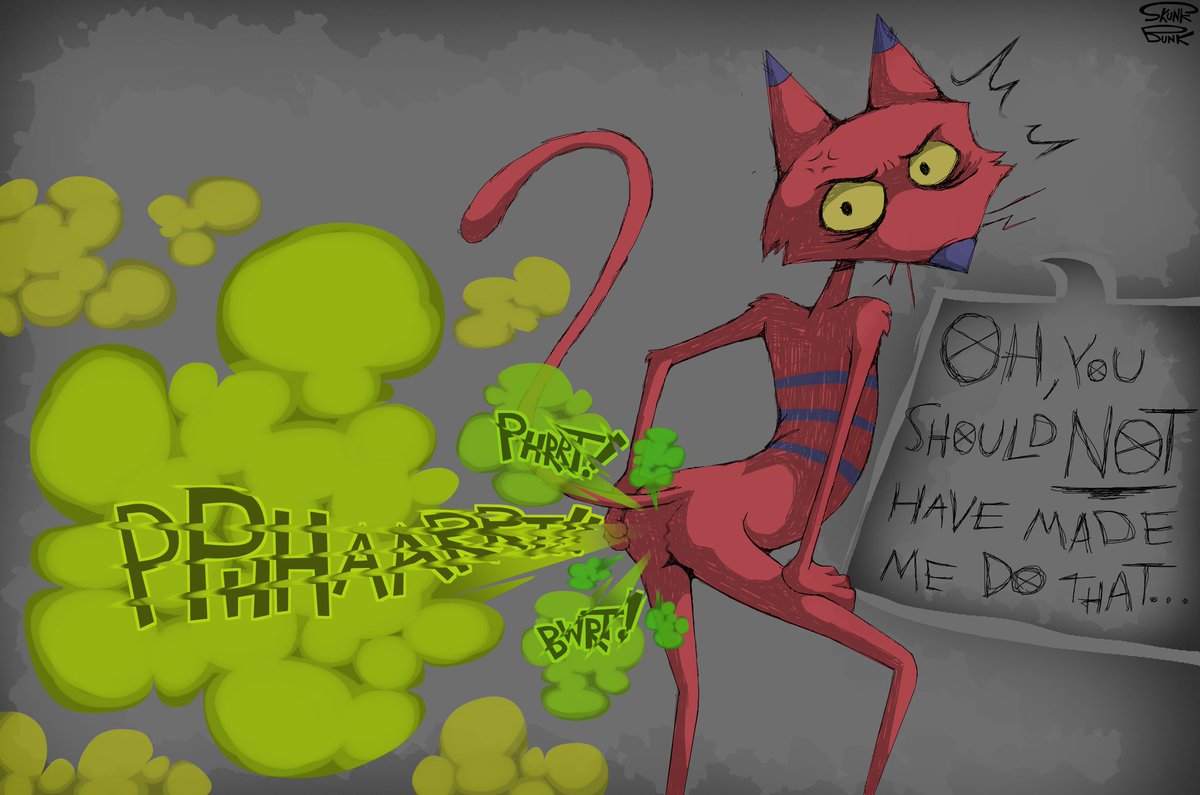 some doodles of Katz from Courage showing off his flat ass- and huge FARTS!

he's so cunty, love him so much...