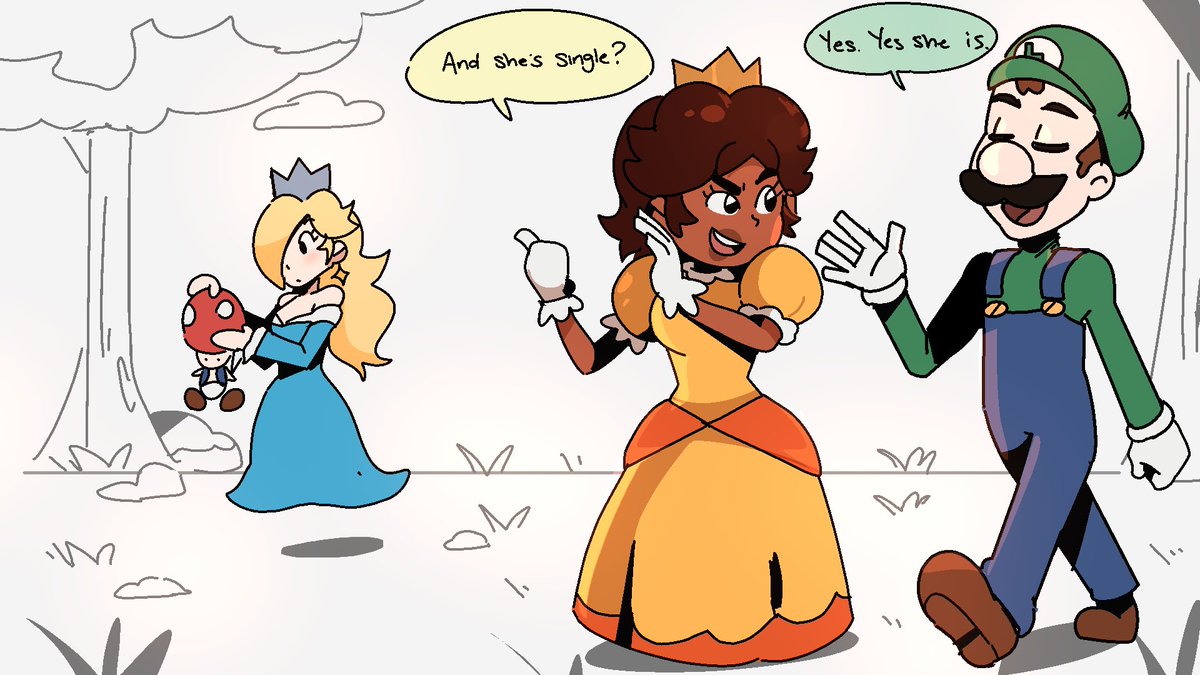 SushiBurgerrr's tweet image. When Daisy meets Luigi
#supermario #nintendo