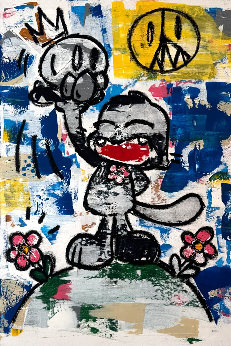 RAREBANDY's tweet image. Day 51! Sharing this piece to find my collector audience. What we think fam? Should I take this to another platform? 

Genesis! 😍😍😍🔥❤️✨

#art #artcollector