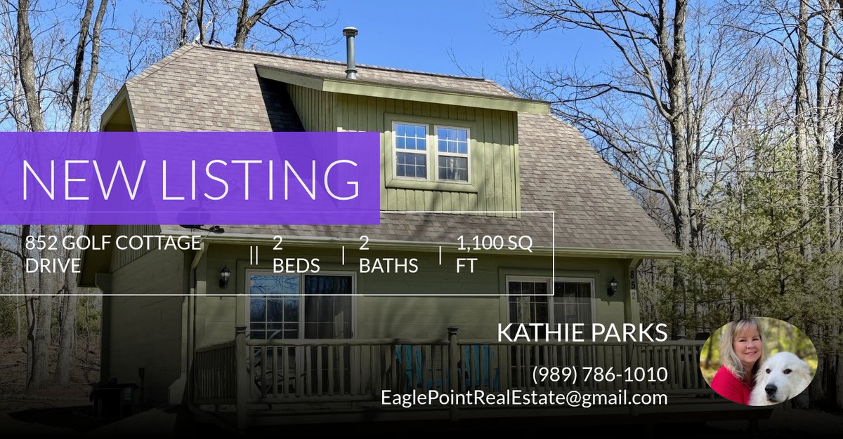 LewistonRealtor's tweet photo. Listed by Eagle Point Real Estate Lewiston MI 989-786-1010

📍 New Listing 📍 Take a look at this fantastic property that just hit the market located at 852 Golf Cottage Drive in Lewiston. Reach out to one of us here or at (989) 78... https://t.co/VjJhvFOcFU https://t.co/pIc0NkPlE2
