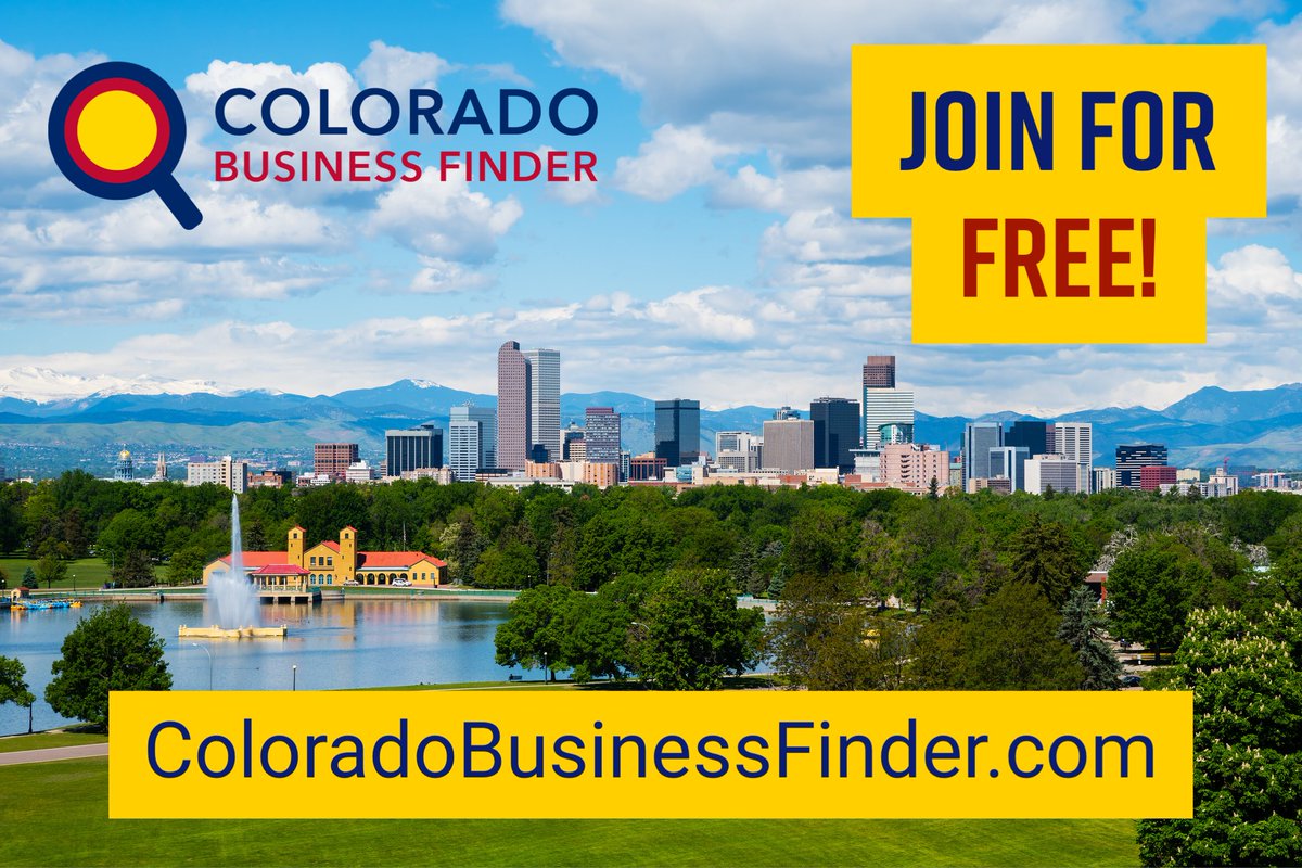 COBusinessFind's tweet photo. Colorado is home to a vibrant and diverse business community, from family-owned shops in small mountain towns to innovative startups in bustling cities.  That’s why we created Colorado Business Finder! https://t.co/96hsAHDd3H #Colorado #Business https://t.co/SLaQ8M7aeC