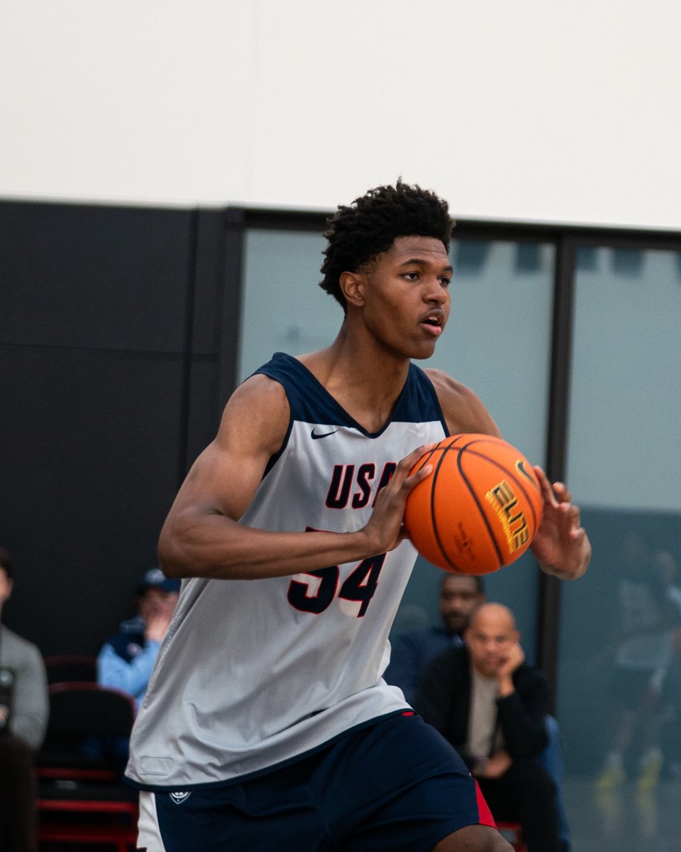 usabjnt's tweet photo. Practicing where the Pros practice 🤩💪

🌐🇺🇸 Watch the @nikehoopsummit Men's game on April 11 at 7 pm PT on @peacock! https://t.co/Dexr1fBgGB