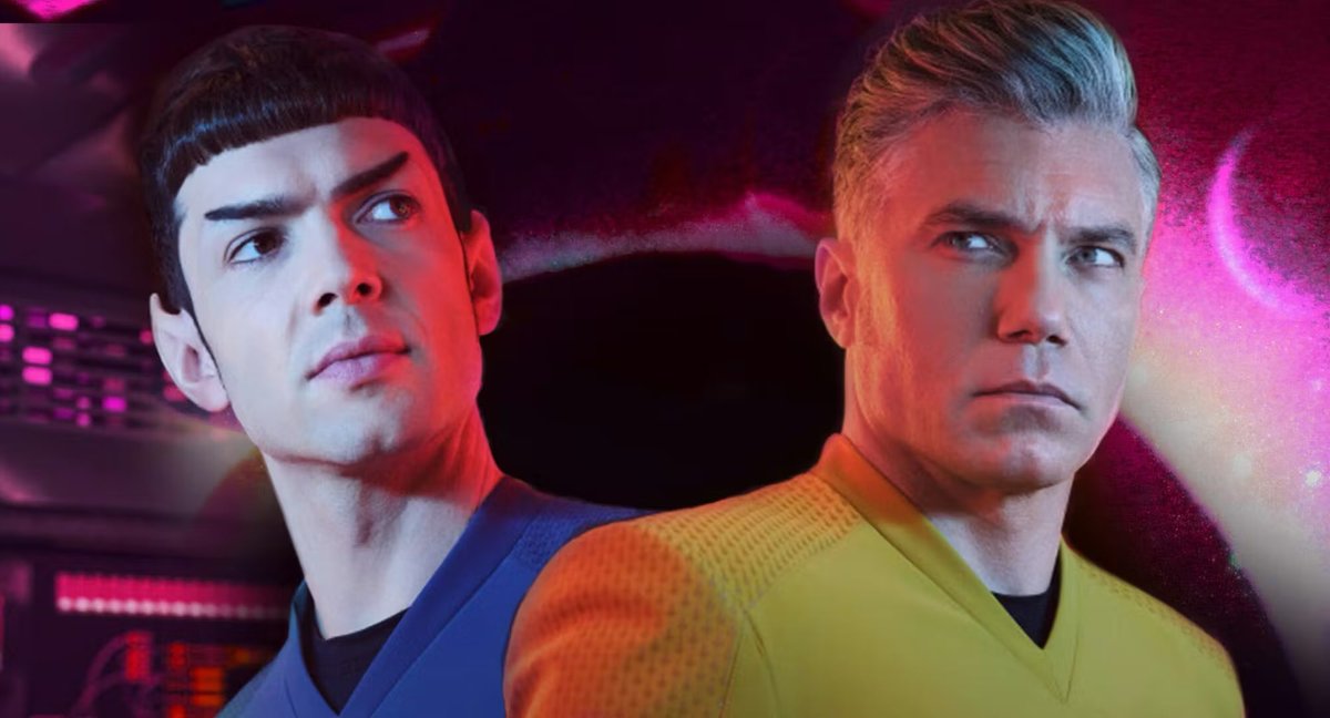 SarahPitard's tweet image. Just watched the last episode of the 1st season of @StarTrek Strange New Worlds (late to the party) &amp;amp; it had me bawling my eyes out. I love these characters so much—the 60s lighting, sound effects, excellent scripts, @ansonmount Just perfection. #spock #pike #starlog #enterprise