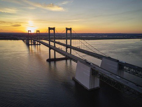 Delaware Memorial Bridge tweet media
