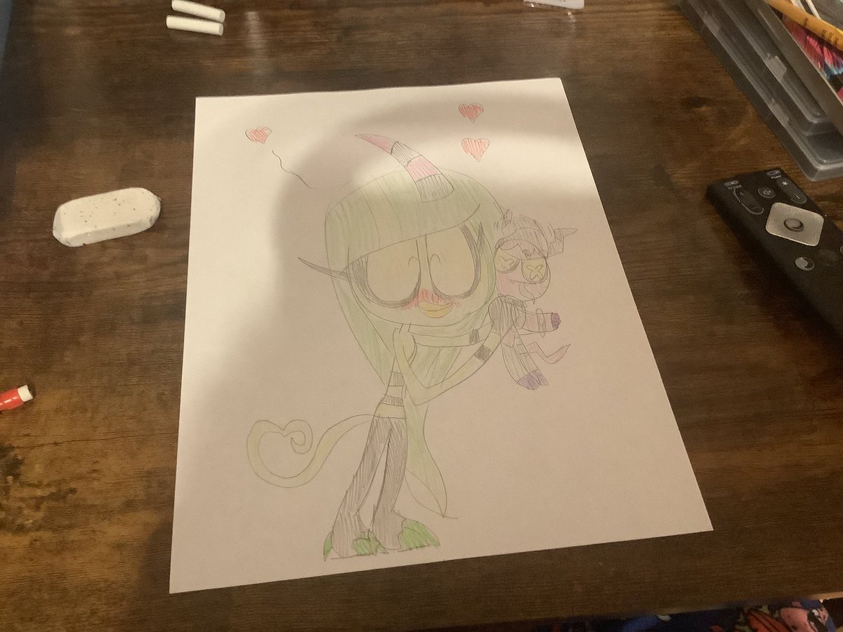 Deadlysixrule's tweet photo. Happy 49th birthday @stephaniesheh made a birthday sketch of Zeena for your birthday
Her birthday present is a little plushie of Zazz https://t.co/vKCUPzvwvK
