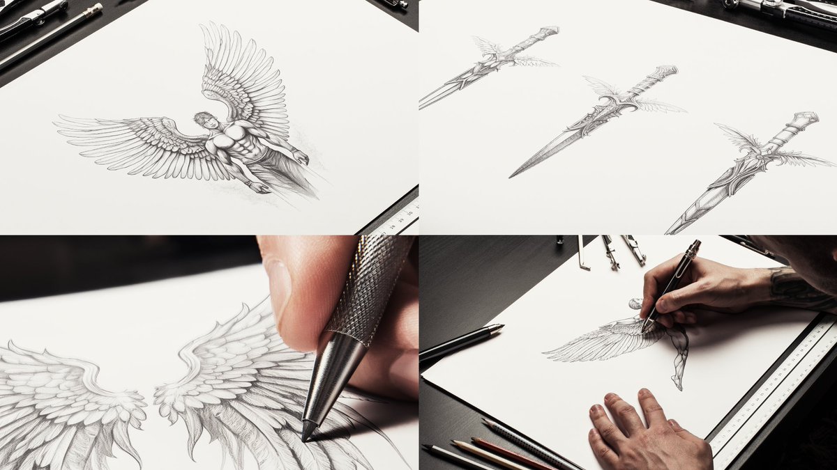 byindustria's tweet image. Before the brand speaks, it’s drawn.

Exploring form, tension, and detail, shaping ideas into something that carries meaning.

Process from an upcoming project.

#Branding #DesignProcess #LogoDesign #CreativeDirection