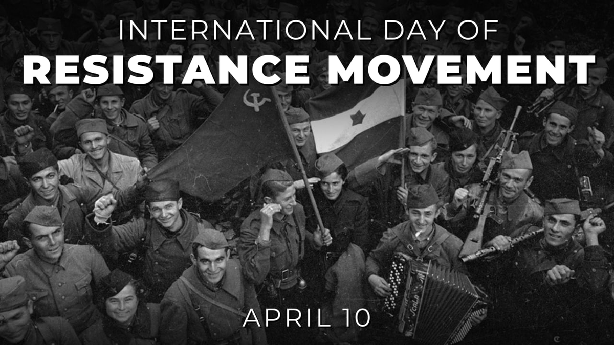 mfa_russia's tweet image. April 1️⃣0️⃣, in our country &amp;amp; worldwide, marks the International Day of Resistance Movement in #WWII

#OTD we cherish the memory of all those who, despite everything, courageously engaged underground fight against Nazis, contributing to our common Victory

t.me/MFARussia/29149