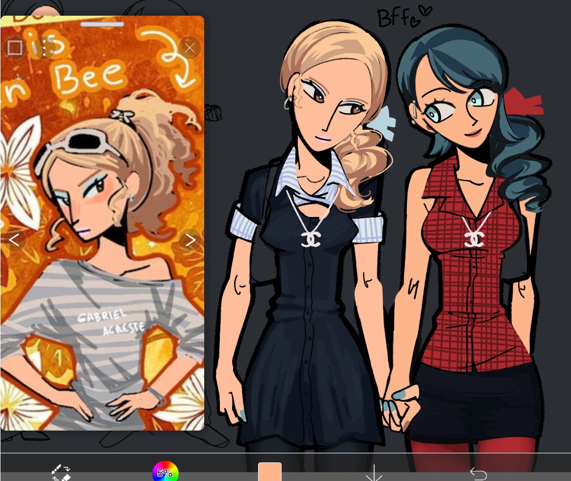 Bambieheart444's tweet image. 🐞⋆˚🐝˖°
#miraculous #marinette #chloenette #chloebourgeois