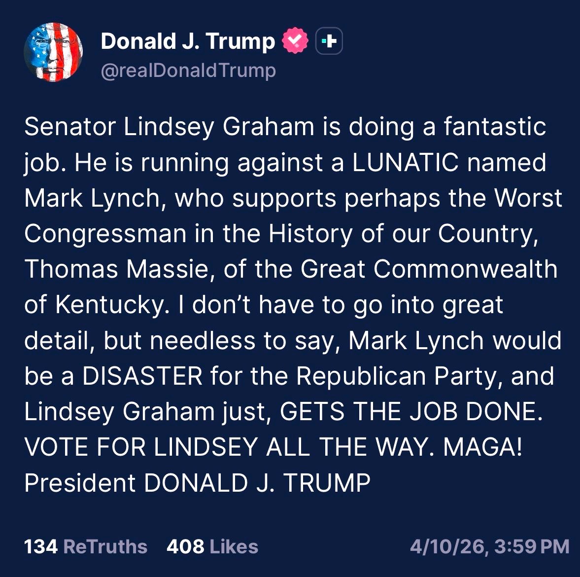 Thomas Massie for Congress tweet media