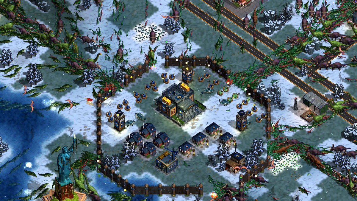 O que acontece quando você junta "They Are Billions", "Command &amp; Conquer", e dinossauros? Repterra! hu3br.com/repterra-traz-…