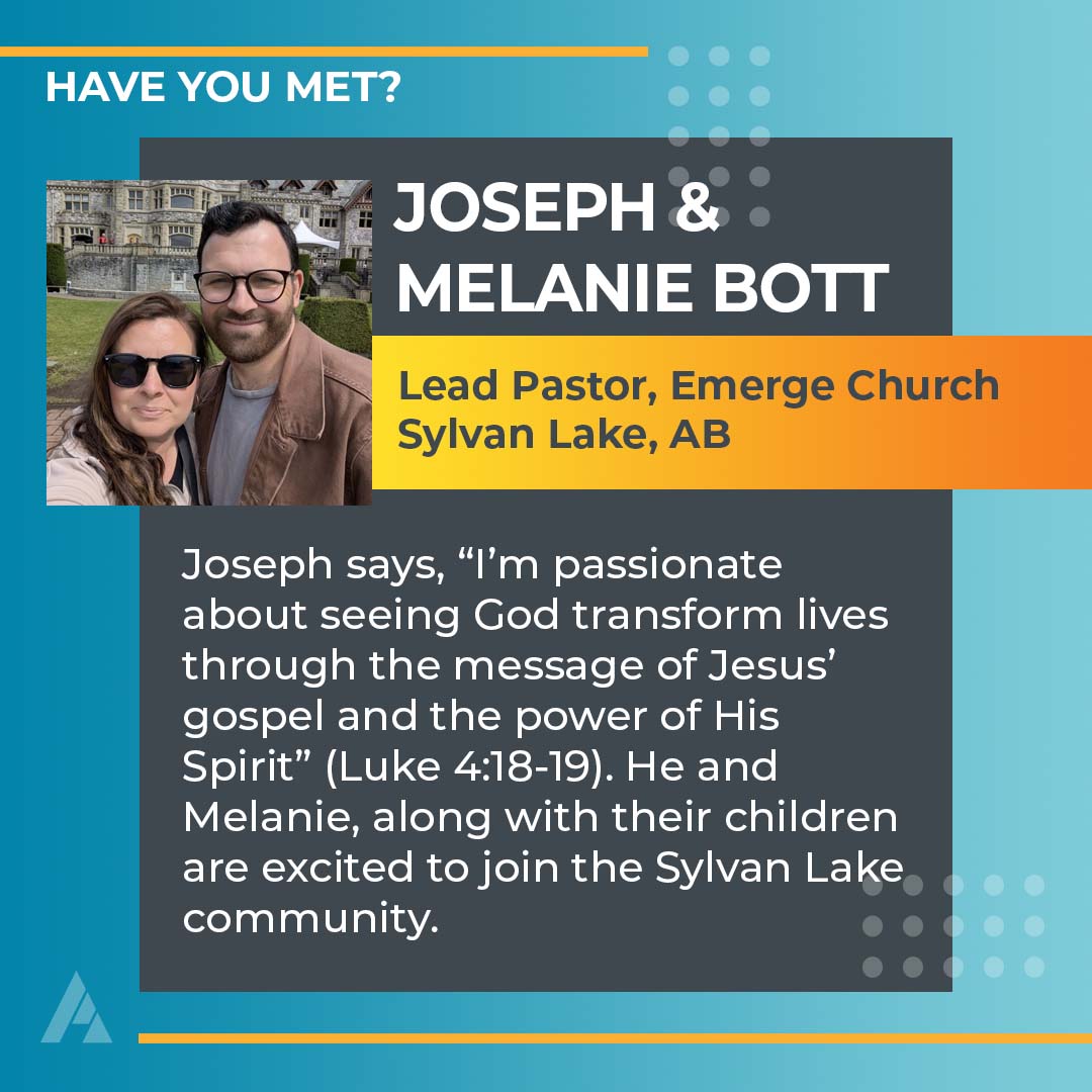 Emerge Church has unanimously affirmed Joseph Botts as Lead Pastor! Joseph, Melanie, and their kids are excited to join Sylvan Lake. Let’s welcome the Botts family and pray for their new season of ministry.