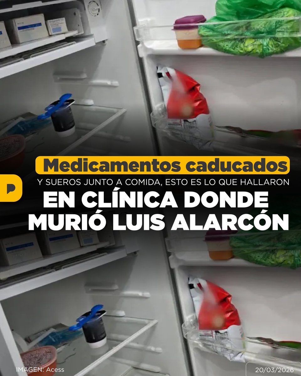 LaPosta_Ecu's tweet photo. Tras la muerte de Luis Alarcón, autoridades inspeccionaron la clínica en Quito y encontraron medicamentos caducados, insumos sin rotulación y sueros almacenados junto a alimentos.

También detectaron historias clínicas incompletas y otras irregularidades, lo que llevó a la clausura del establecimiento mientras el caso sigue en investigación.
