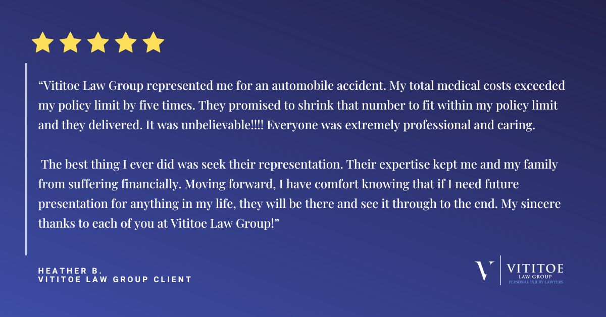 When Heather came to us after a serious car accident, she needed to know her family would be okay. 

We’re so proud of the outcome we achieved together and honored to be her team for life. 

Your trust means everything to us, Heather!