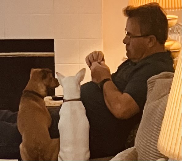 My favorite guy sharing a moment with my favorite girls… Welcome to the weekend - hope it’s wonderful! 🩷✨🎊