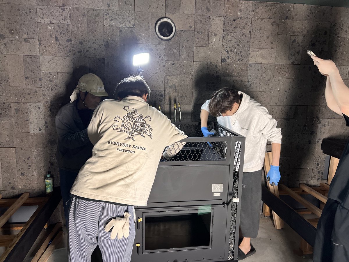 かずまさ@薪ストーブ職人二代目 tweet media