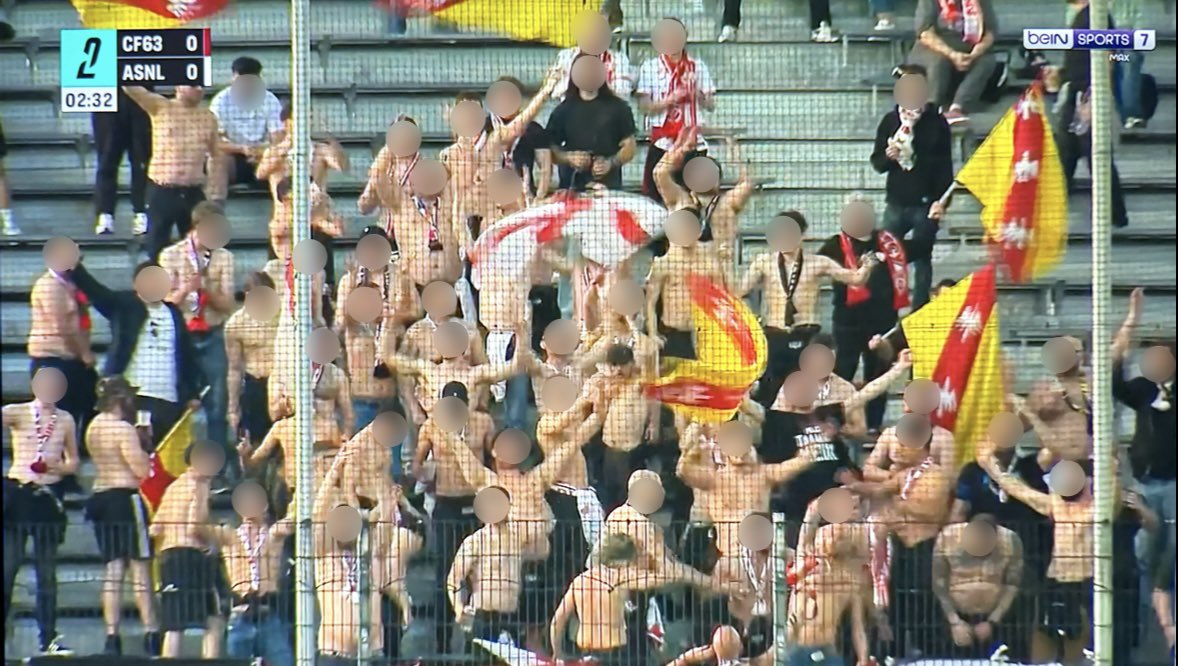 🏟️ Les supporters nancéiens ont une nouvelle fois répondu présents ce soir à Clermont. Un soutien précieux pour nos joueurs ! 👏🏻🔴⚪️