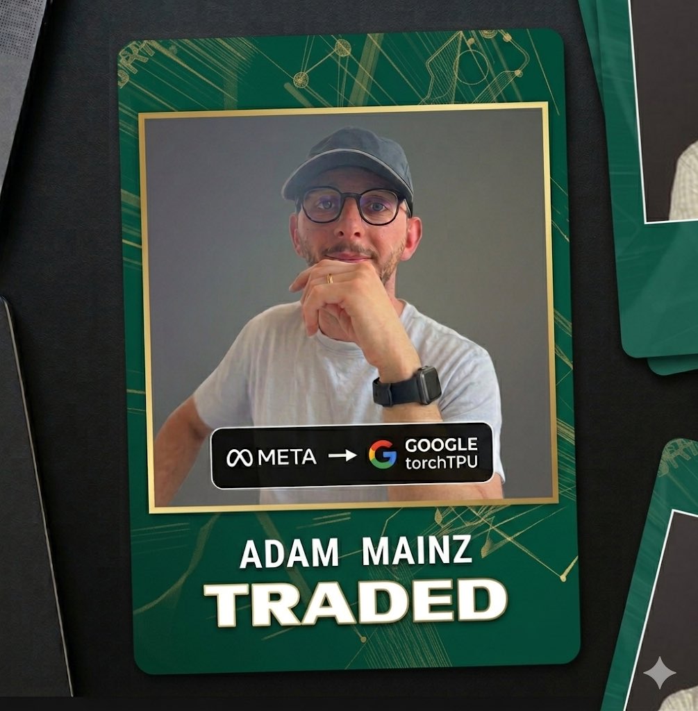 MainzOnX's tweet image. I’m excited to officially announce I have joined the torchTPU team @Google !

My years at @metaai taught me so much about gpu programming and ML / ML systems. From the start to the very last moment @PyTorch was a big part of my journey. Especially on the triton team where I