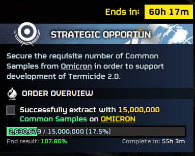 DemocraticStats's tweet photo. 🚨⚠️SUPER EARTH WILL DEVELOP TERMICIDE 2.0 - HELLDIVERS BACK TO OMICRON⚠️🚨

After the recent; unprovoked, attack that swarmed over the Ursa Sector, Super Earth to continue the development of the Termicide 2.0.

The Termicide was first (and last) mentioned in the Strohmann News broadcast after the destruction of Meridia.

Now, after 647 days after the broadcast, the Termicide will commence official development.

The Helldivers are ordered to extract 15 Million samples from Hive World Omicron, in order for the Xenoentomology Center on Turing to start the creation of the revolutionary substance.