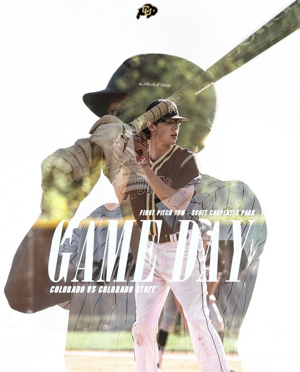 CUBuffBaseball's tweet photo. Gameday in Boulder as we take on the Rams #skobuffs 🦬🦬 @CUBarstool https://t.co/T0BkOBJlER