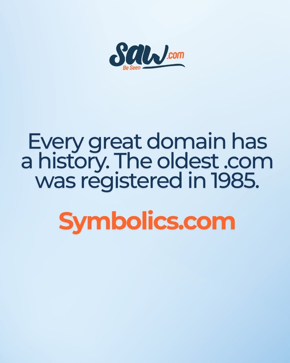 sawsells's tweet image. 🎉 9,999 days old.

That’s exactly how old Briefly.com is today. Not 10,000. Not “about 27 years.” Exactly 9,999 days. And yes, it’s for #sale. 😉 Most people look at a domain and see a name. We look at a domain and see history.

Every great domain has a story:
👉 the