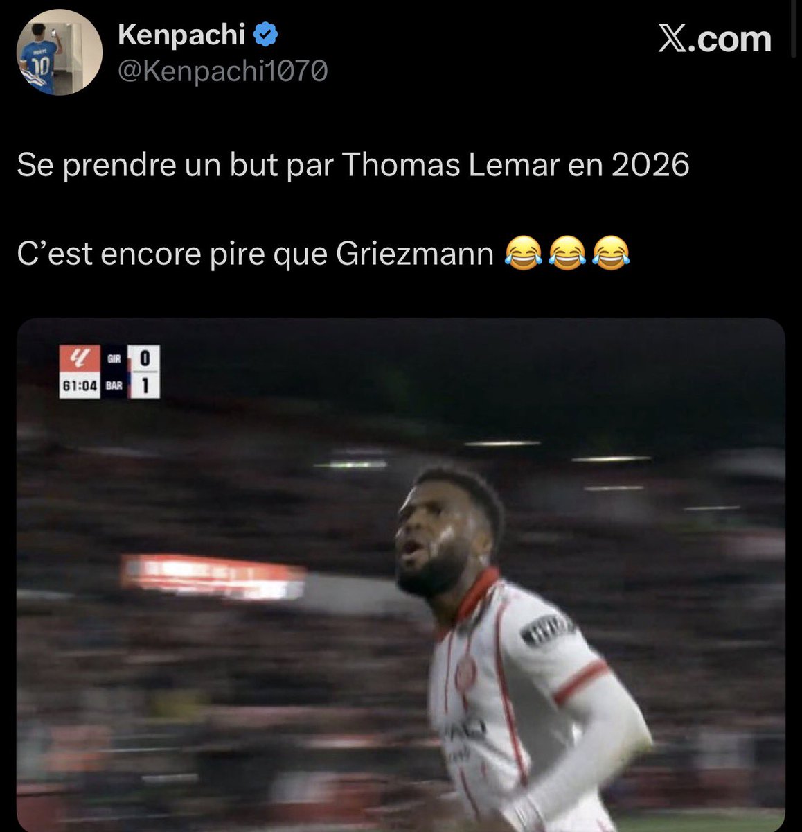 Se prendre un but par Thomas Lemar en 2026 🤣🤣🤣🤣🤣🤣🤣🤣