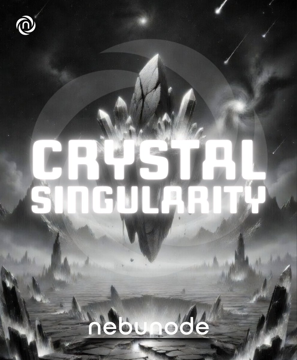 nebunode's tweet photo. CRYSTAL 💎
SINGULARITY https://t.co/Erj9R5HTLw