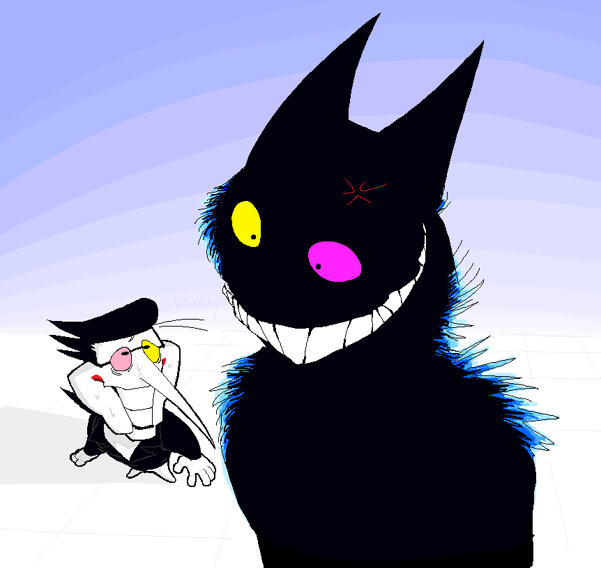 another mike mspaint doodle on the pile 👍 #DELTARUNE #Spamton #IMAGE_FRIEND