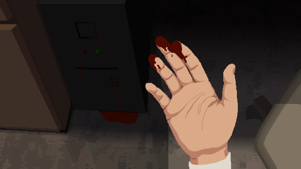 poeticasoft's tweet photo. OUR GAME IS OUT!!!

A psychological horror visual novel, that takes in an office during an overnight....

A mysterious desk appears in his office, out of nowhere... without explanation... and curses you.

Thursdays are Cursed Days.

#pixelart #ドット絵 #indiegame https://t.co/2iGcdFwfY7